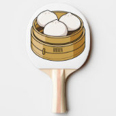 Afbeelding dim sum cartoon tafeltennisbatje (Achterkant)