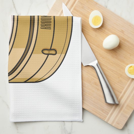 Afbeelding dim sum cartoon theedoek (Quarter Fold)