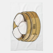 Afbeelding dim sum cartoon theedoek (Verticaal)