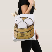Afbeelding dim sum cartoon tote bag (Dichtbij)