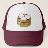 Afbeelding dim sum cartoon trucker pet (Voorkant)