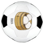 Afbeelding dim sum cartoon voetbal (Gedraaid)