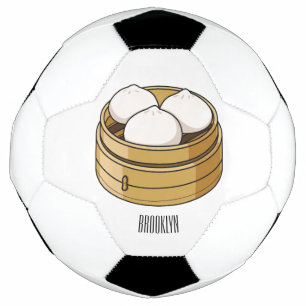 Afbeelding dim sum cartoon voetbal