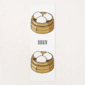 Afbeelding dim sum cartoon yogamat (Voorkant)