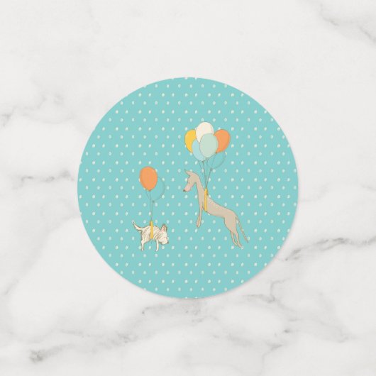 Afbeelding Dog Children's Birthday Confetti (Kleine voorkant)