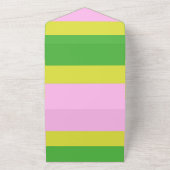 afbeelding drie kleuren kunst all in one uitnodiging (Buitenkant)