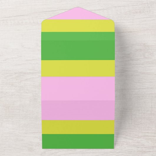 afbeelding drie kleuren kunst all in one uitnodiging (Buitenkant)