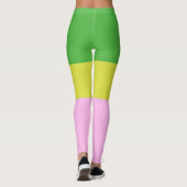 afbeelding drie kleuren kunst leggings (Achterkant)