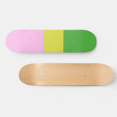 afbeelding drie kleuren kunst persoonlijk skateboard (Horizontaal)