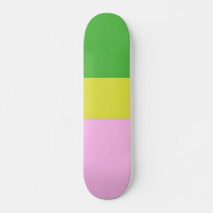 afbeelding drie kleuren kunst persoonlijk skateboard