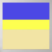 afbeelding drie kleuren poster (Voorkant)