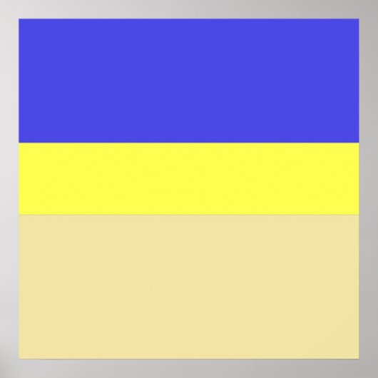 afbeelding drie kleuren poster (Voorkant)