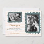 Afbeelding Duck met Baby Foto Lijst Birth Aankondiging (Achterkant)