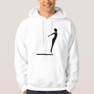 Afbeelding duiken - zwart hoodie