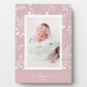 Afbeelding Easel Roze Frameless Photo Holder Fotoplaat (voorkant)