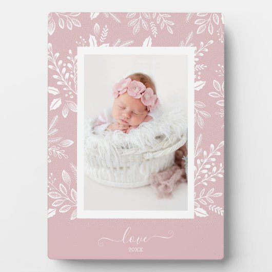 Afbeelding Easel Roze Frameless Photo Holder Fotoplaat (voorkant)