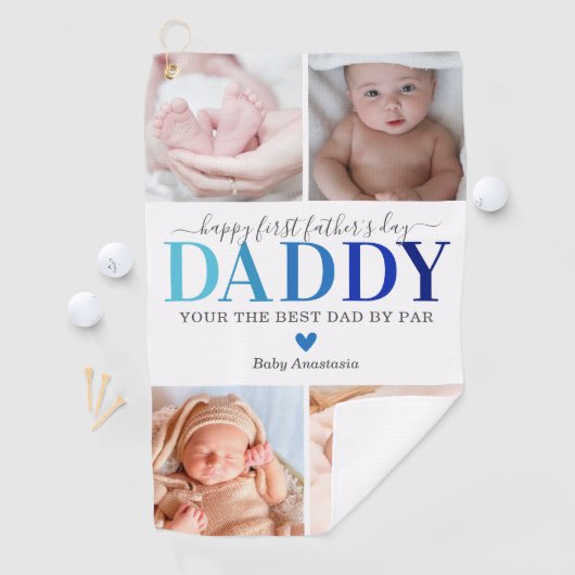 Afbeelding eerste Vaderdag Golfhanddoek (Insitu)