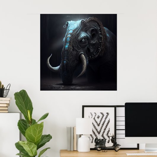 Afbeelding Elephan Poster (Thuiskantoor)