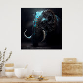 Afbeelding Elephan Poster (Keuken)