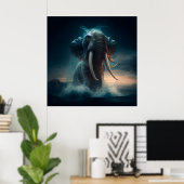 Afbeelding Elephan Poster (Thuiskantoor)
