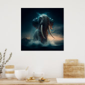 Afbeelding Elephan Poster (Keuken)