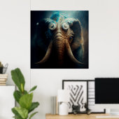 Afbeelding Elephan Poster (Thuiskantoor)