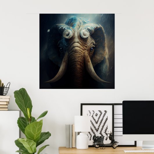 Afbeelding Elephan Poster (Thuiskantoor)