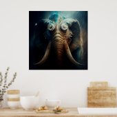 Afbeelding Elephan Poster (Keuken)