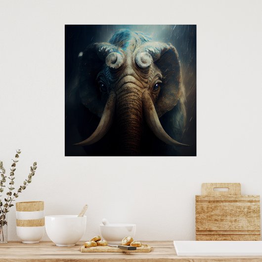 Afbeelding Elephan Poster (Keuken)