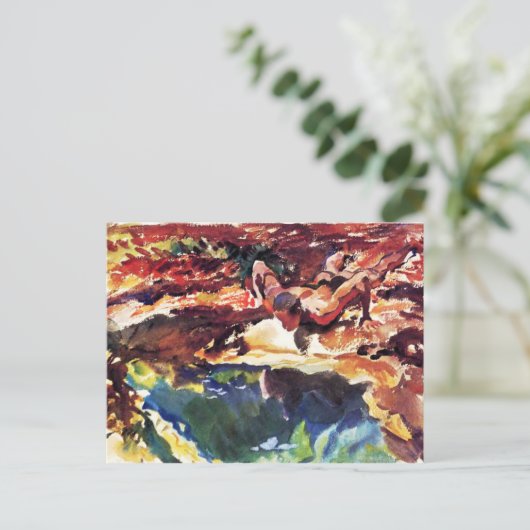 Afbeelding en pool door Sargent Briefkaart (Staand voorkant)