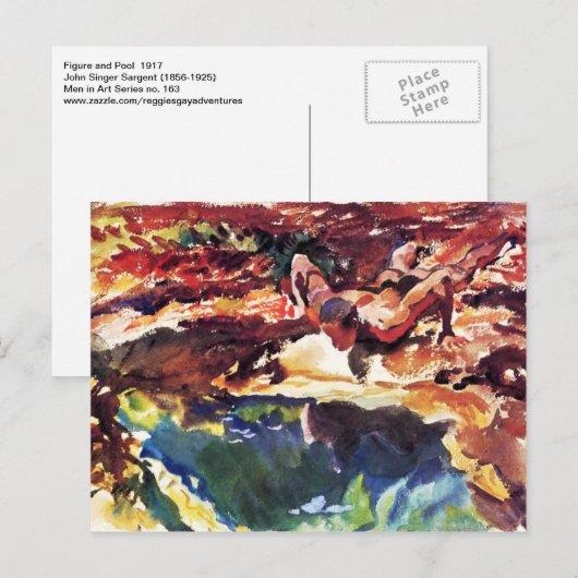 Afbeelding en pool door Sargent Briefkaart (Voorkant / Achterkant)