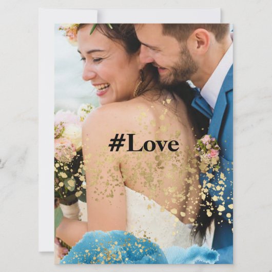 Afbeelding en tekstkaart personaliseren  kaart (Voorkant)