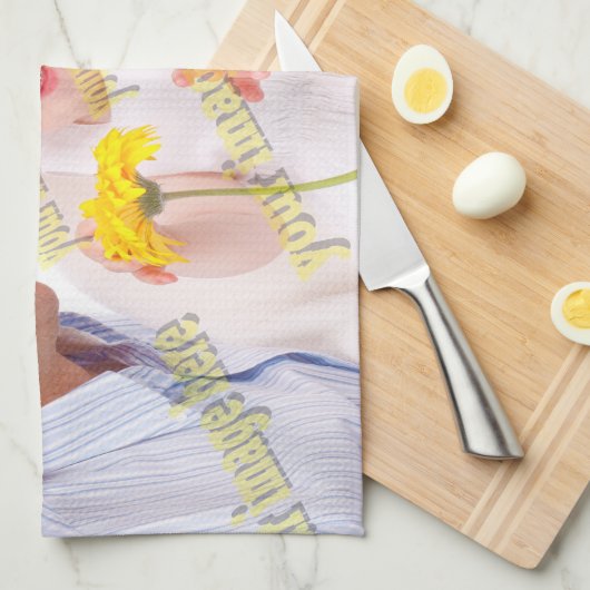 Afbeelding Familiefoto ✨ Mooie Custom Theedoek (Quarter Fold)