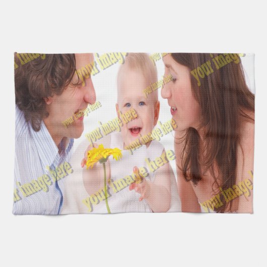 Afbeelding Familiefoto ✨ Mooie Custom Theedoek (Horizontaal)