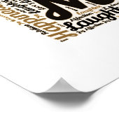 Afbeelding Familiestructuur met woorden en namen Poster (Hoek)