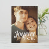 Afbeelding feestdag foto van Joyeux Noel Feestdagenkaart (Staand voorkant)