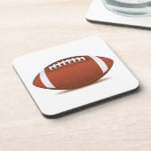 AFBEELDING FOOTBALL OP OBJECTEN BIER ONDERZETTER (Linkerzijde)