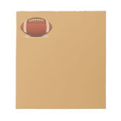 AFBEELDING FOOTBALL OP OBJECTEN NOTITIEBLOK (Voorkant)