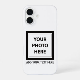 Afbeelding Foto & Tekst Toevoegen – Aanpassen iPhone 16 Hoesje