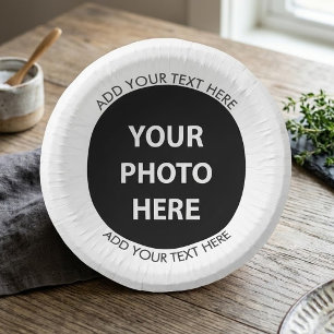 Afbeelding Foto & Tekst Toevoegen – Aanpassen Papieren Kommen