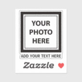 Afbeelding Foto & Tekst Toevoegen – Aanpassen Sticker (Vel)