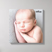 Afbeelding Fotografie van pasgeboren Baby Canvas Afdruk (Voorkant)