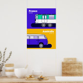 Afbeelding Frankrijk - Australië Poster (Keuken)