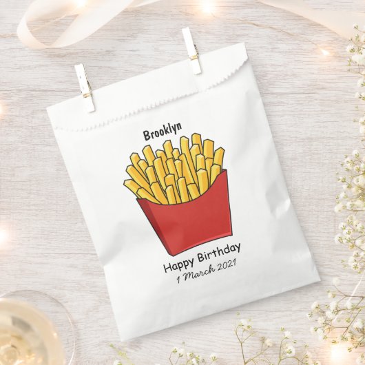 Afbeelding Franse friet cartoon Bedankzakje (Geknipt)