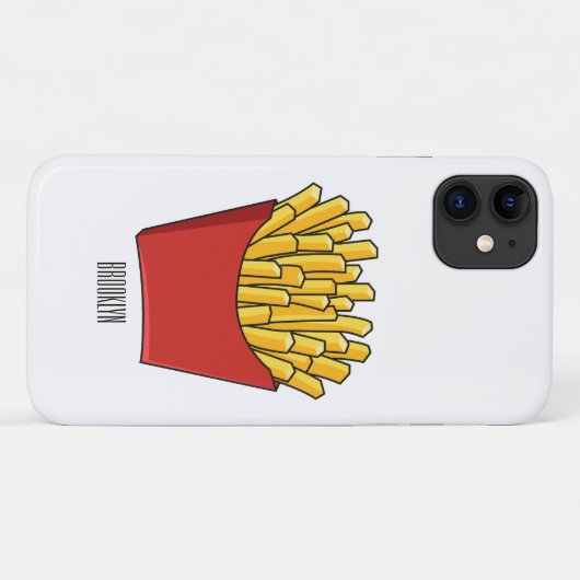 Afbeelding Franse friet cartoon Case-Mate iPhone Case (Achterkant (horizontaal))