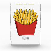Afbeelding Franse friet cartoon Fotoblokken (Voorkant)