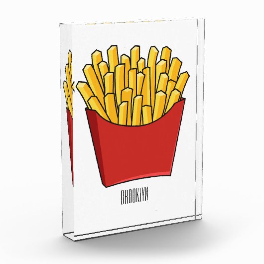 Afbeelding Franse friet cartoon Fotoblokken (Links)