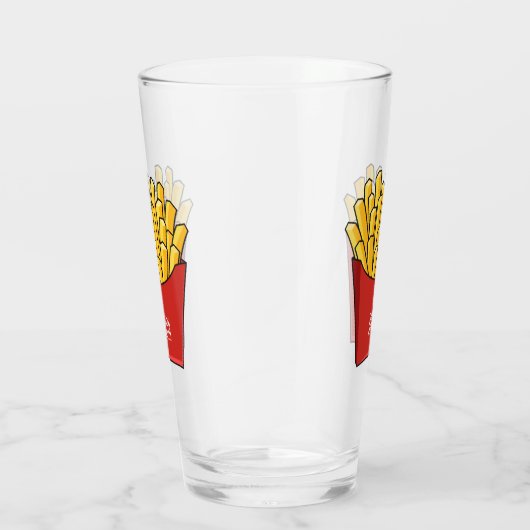 Afbeelding Franse friet cartoon Glas (Rechts)
