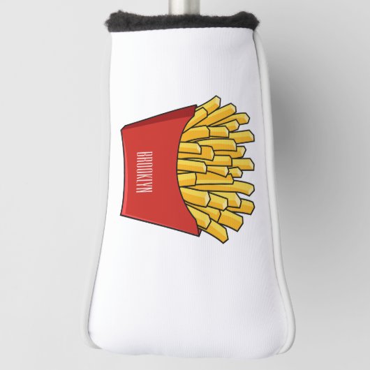 Afbeelding Franse friet cartoon Golfheadcover (Draai 90)