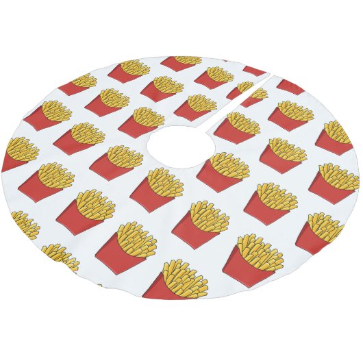 Afbeelding Franse friet cartoon Kerstboom Rok (Gekanteld)